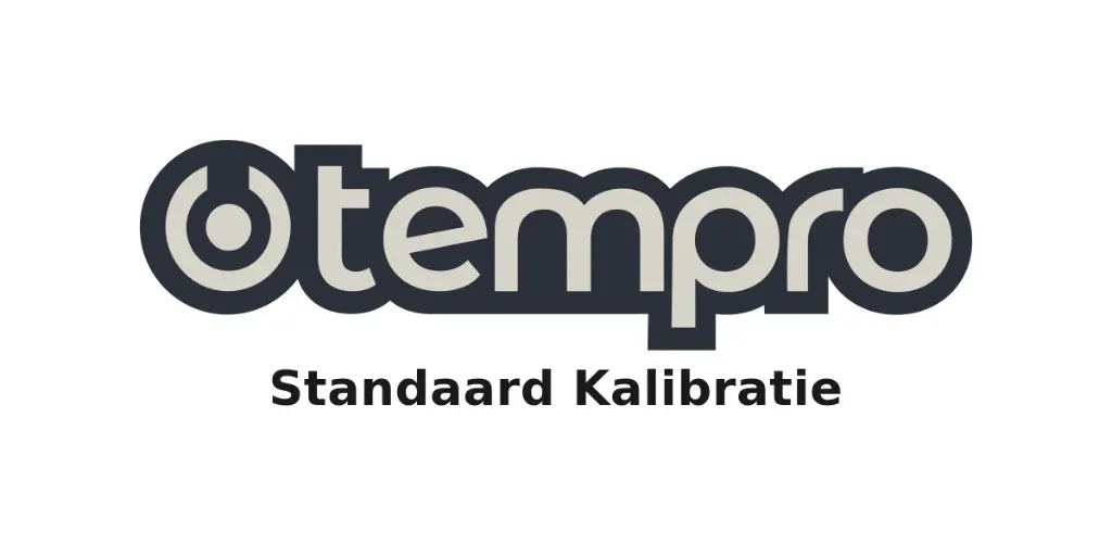Tempro standaard kalibratie voor RH/T dataloggers op 5 meetpunten