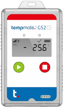 Tempmate GS2TH | Real-Time Transport Datalogger voor Temperatuur, Vocht, Licht & Locatie