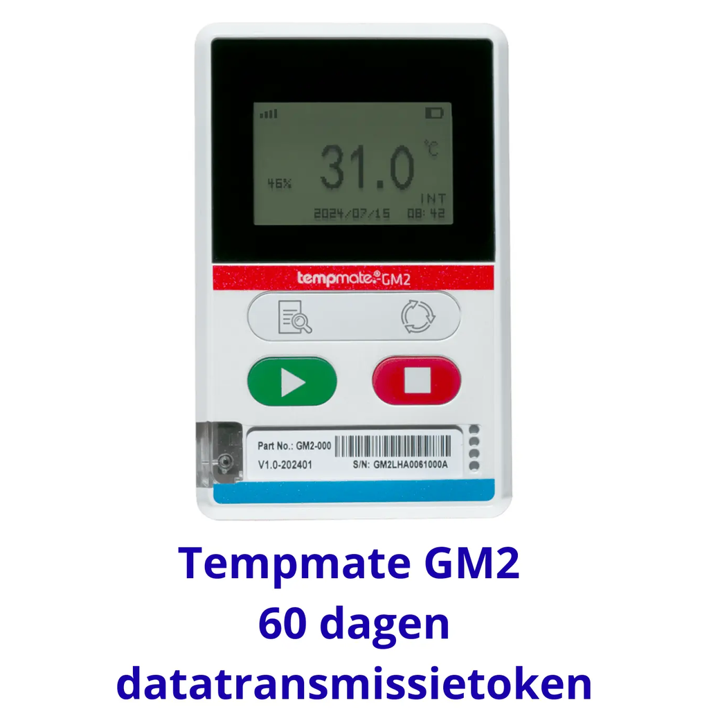 [1031] Tempmate GM2 60 day data transmission token