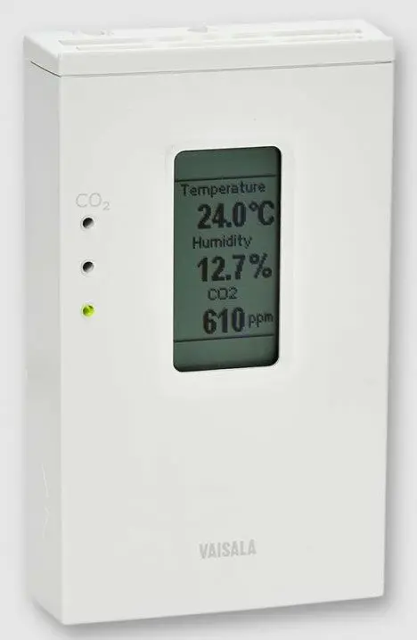 [1502] Vaisala GMW93RA Transmetteur industriel CO₂ + HR&T avec affichage