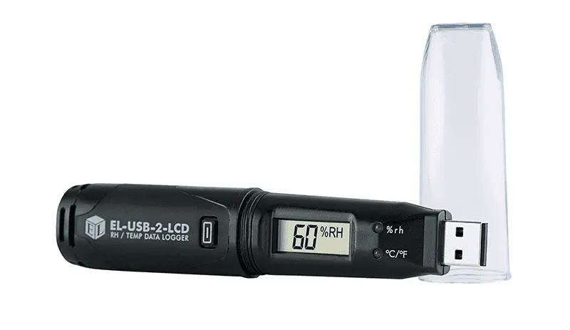 [3010] EL-USB-2-LCD+ Datalogger – USB Temperatuur & Luchtvochtigheid Logger met Hoge Nauwkeurigheid
