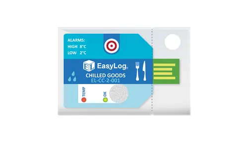 [3071] EL-CC-2 Registrador de datos de temperatura y humedad de un solo uso (10 unidades)