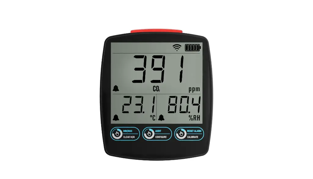 EL-IoT-CO2 WiFi Data Logger for CO₂, Temperature and Humidity