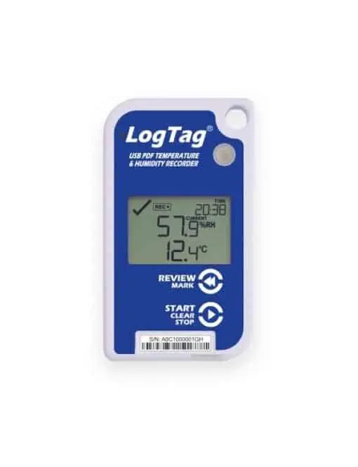 LogTag UHADO-16 Temperatuur- en vochtigheidsdatalogger