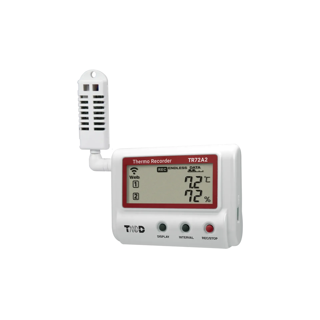 [6035] T&D TR-72A2 Datalogger Wifi / Bluetooth vochtigheid en  temperatuur 