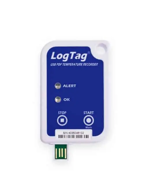 LogTag USRIC-8 Single-Use USB Temperature Data Logger (15 Days)