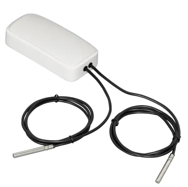 NB-IoT Temperature Data Logger IP67 - 2 external sensors of 1 m