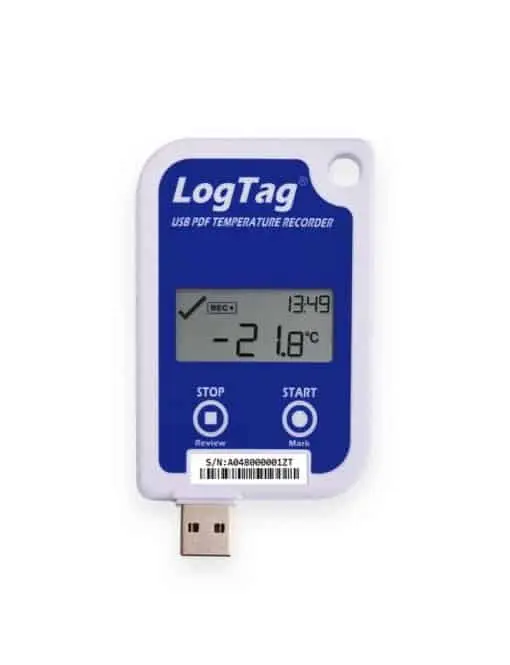 LogTag UTRED-16F USB PDF LCD Temperatuur Datalogger