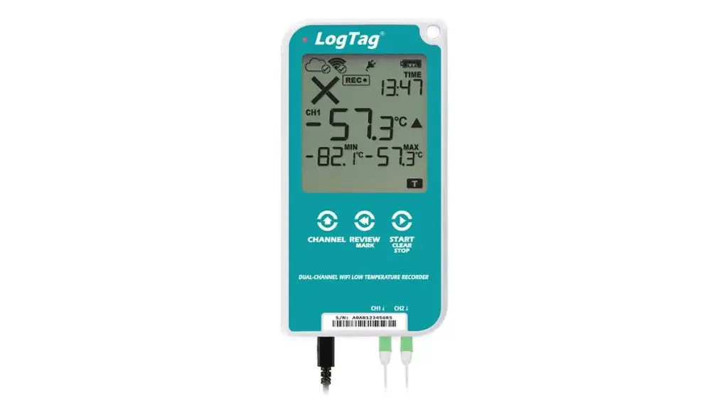 LogTag | UTREL30-WiFi Registrador de Baja Temperatura