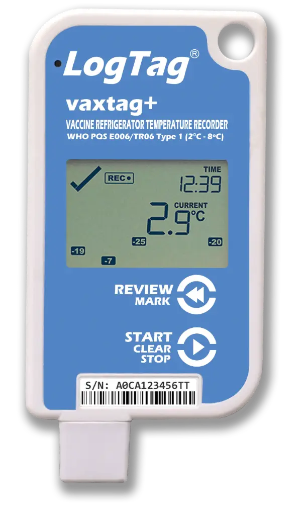 LogTag® VaxTag+ | Multi-Trip USB Temperatuurlogger | WHO PQS