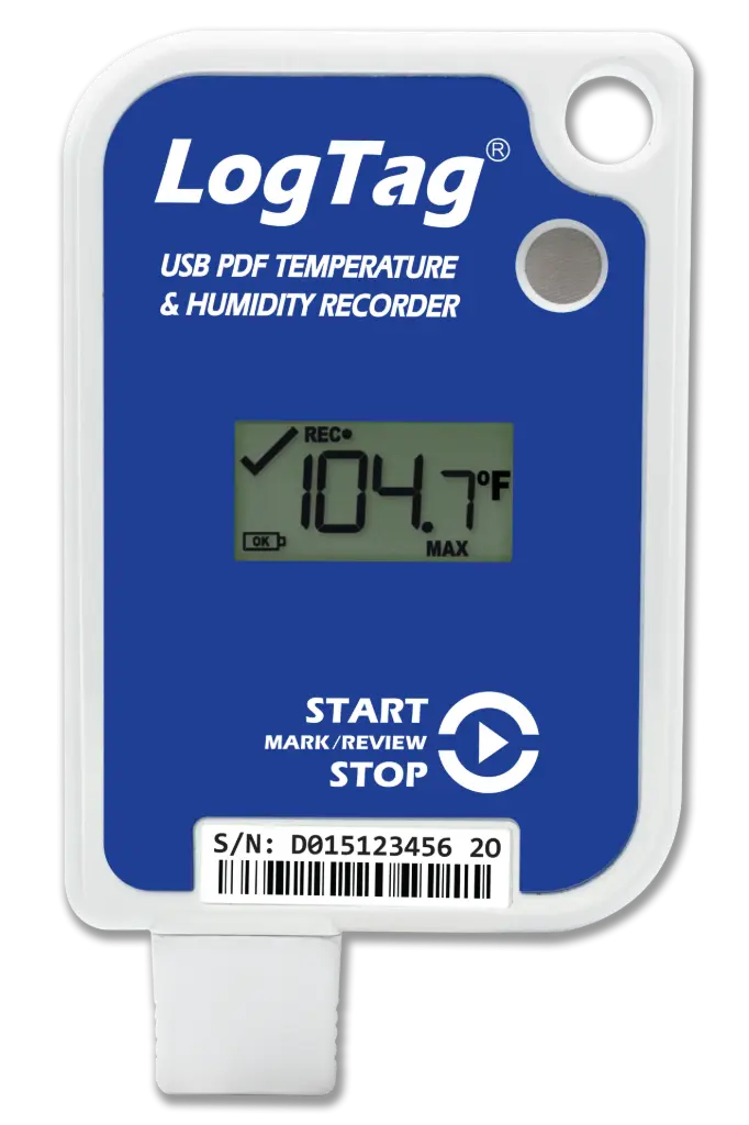 [8142] LogTag® HAXO-16U LCD Vocht- & Temperatuurlogger met USB
