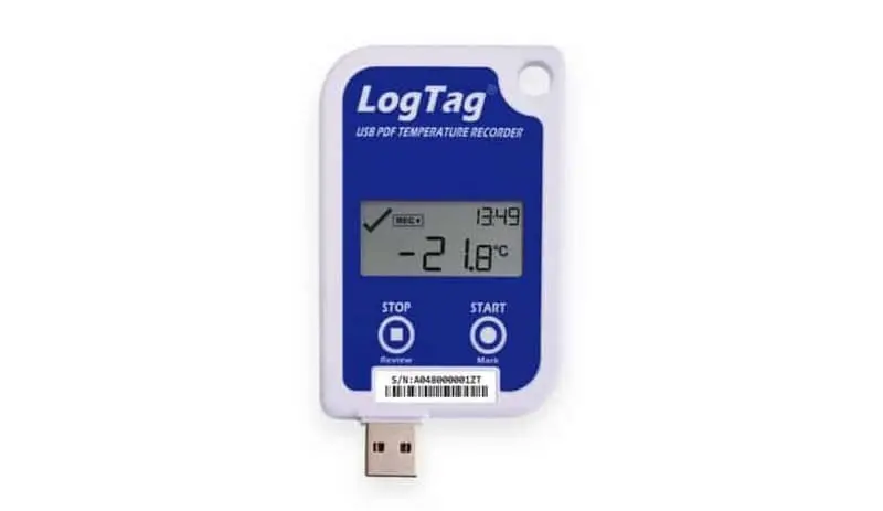 LogTag UTRID-16R USB PDF temperatuurlogger