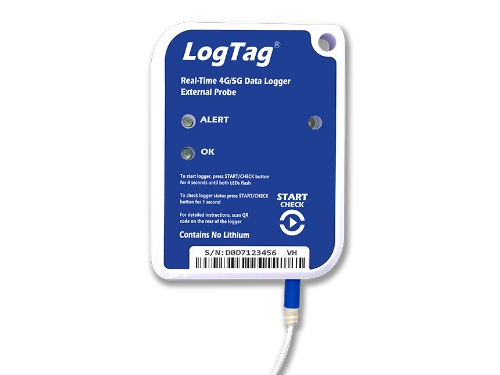 Logtag LT5GEO Single-use 4G/5G datalogger met GPS en externe sensor