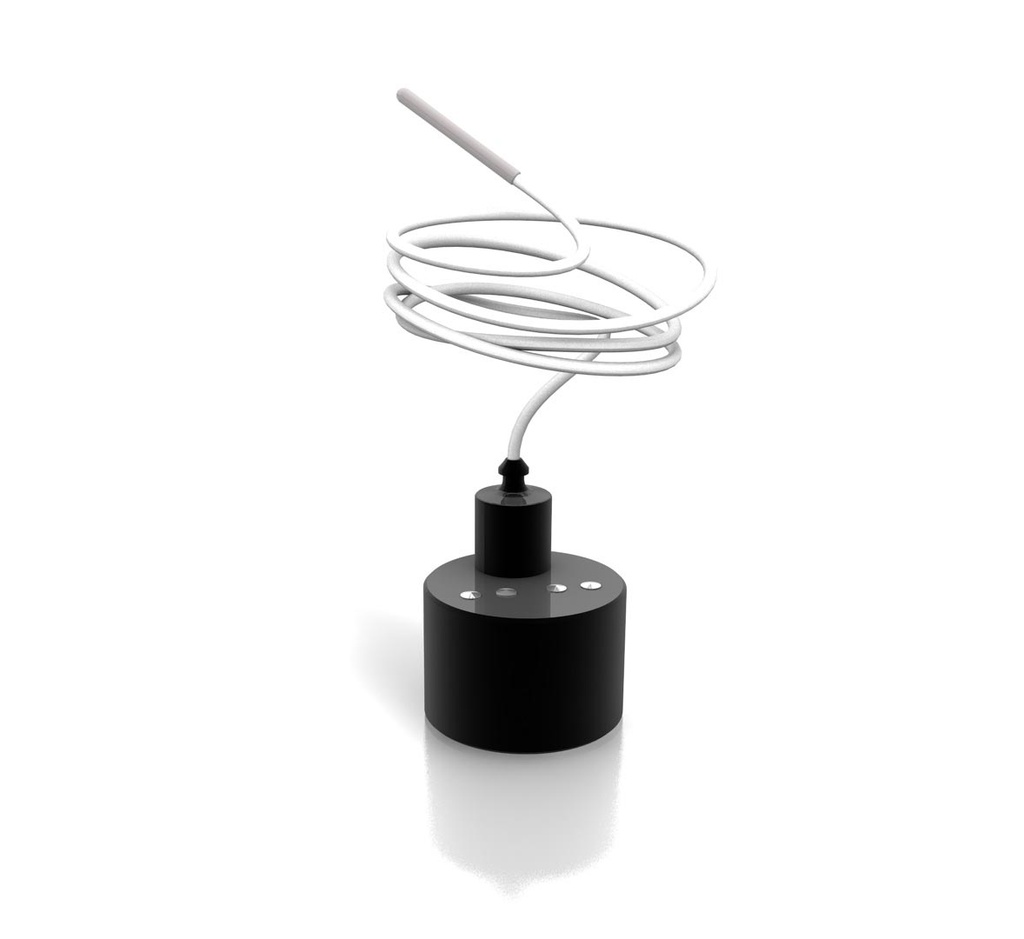GMP-F Wireless temperature data logger with extended RTD probe 0.43 m (17'')