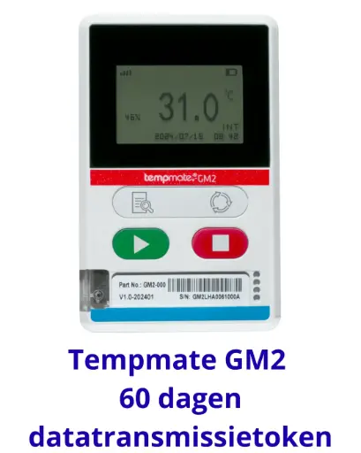 [1031] Tempmate GM2 60 day data tranmission token
