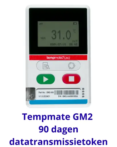 [1032] Tempmate GM2 90 day data tranmission token