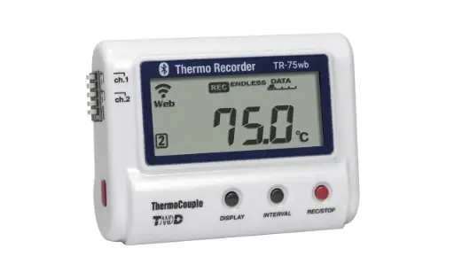 [6007] T&D TR-75A Wifi+Bluetooth Datalogger Temperatuur Werkt Met Externe Sensoren
