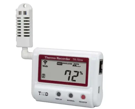 [6009] Registrador T&D TR-72nw LAN Humedad & Temperatura